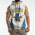 Custom West Knights of Yorkshire Sleeveless Zip Hoodie Skate Hard Hit Harder White Version - Wonder Print Shop