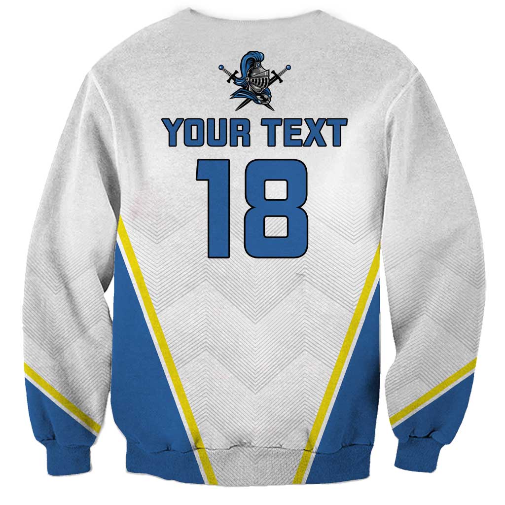Custom West Knights of Yorkshire Sweatshirt Skate Hard Hit Harder White Version - Wonder Print Shop