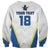 Custom West Knights of Yorkshire Sweatshirt Skate Hard Hit Harder White Version - Wonder Print Shop