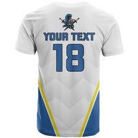 Custom West Knights of Yorkshire T Shirt Skate Hard Hit Harder White Version - Wonder Print Shop