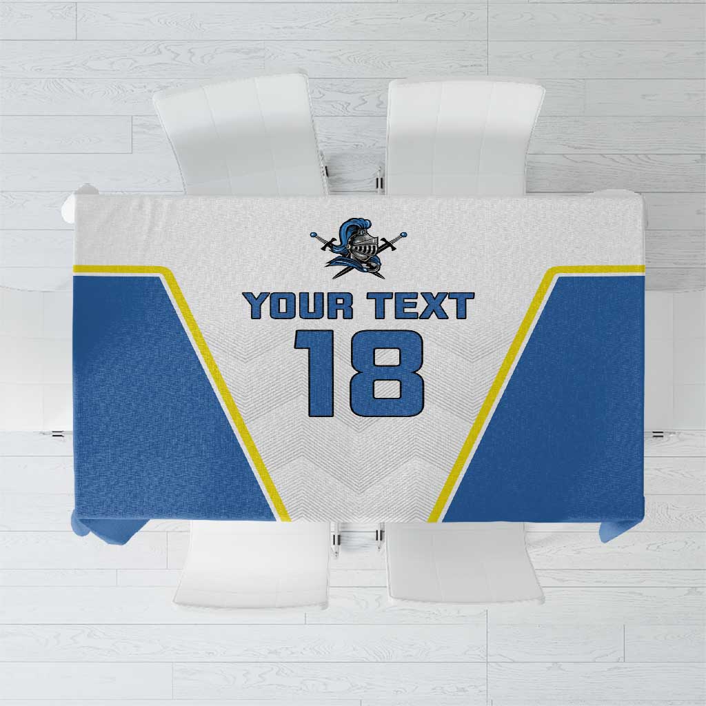Custom West Knights of Yorkshire Tablecloth Skate Hard Hit Harder White Version - Wonder Print Shop