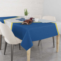 Custom West Knights of Yorkshire Tablecloth Skate Hard Hit Harder White Version - Wonder Print Shop