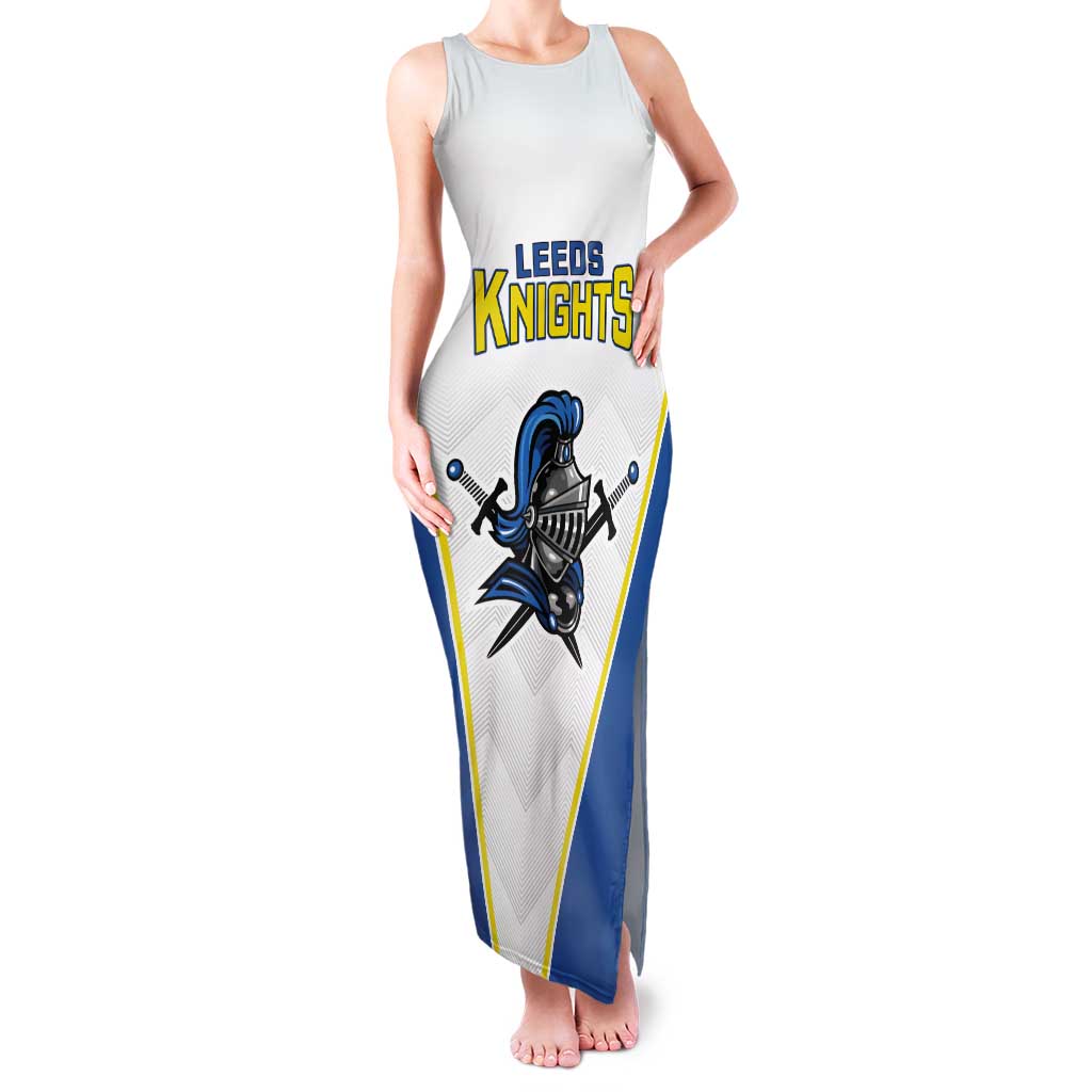 Custom West Knights of Yorkshire Tank Maxi Dress Skate Hard Hit Harder White Version - Wonder Print Shop