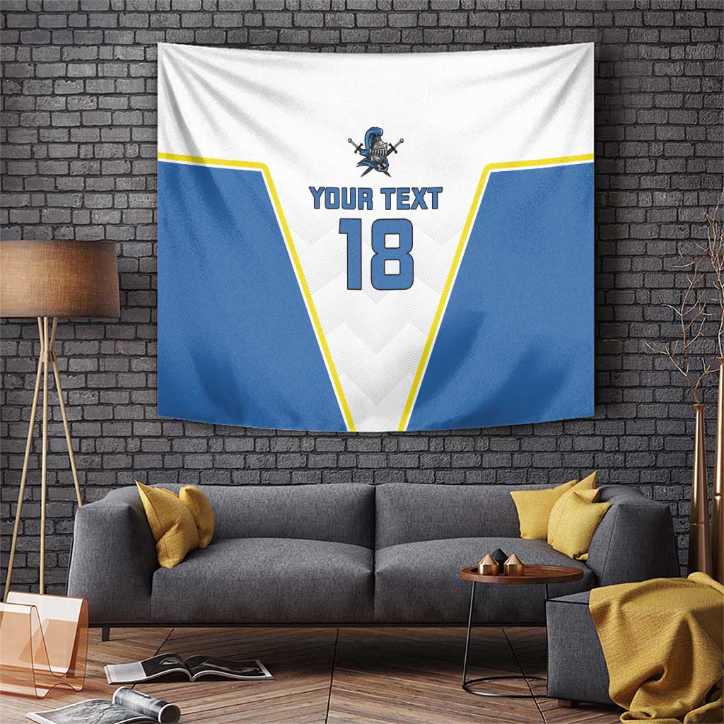 Custom West Knights of Yorkshire Tapestry Skate Hard Hit Harder White Version - Wonder Print Shop