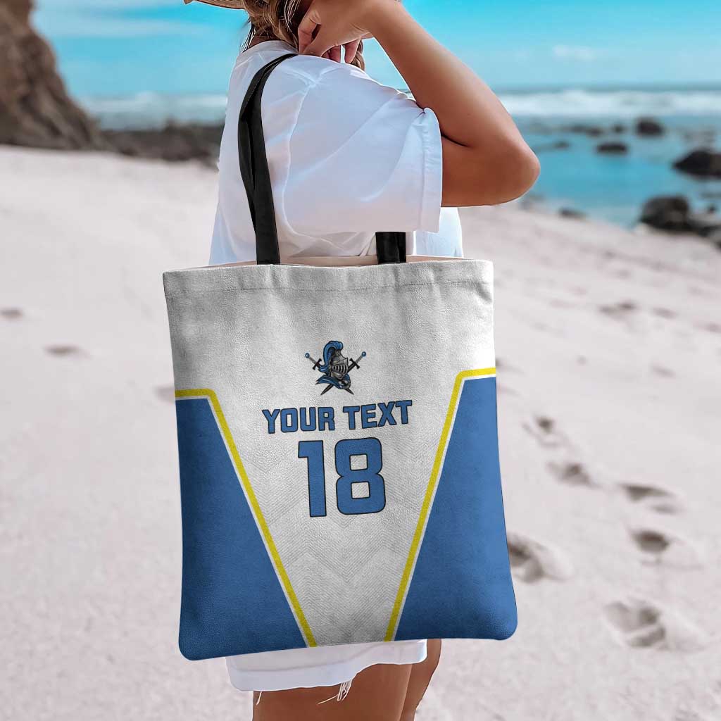 Custom West Knights of Yorkshire Tote Bag Skate Hard Hit Harder White Version - Wonder Print Shop