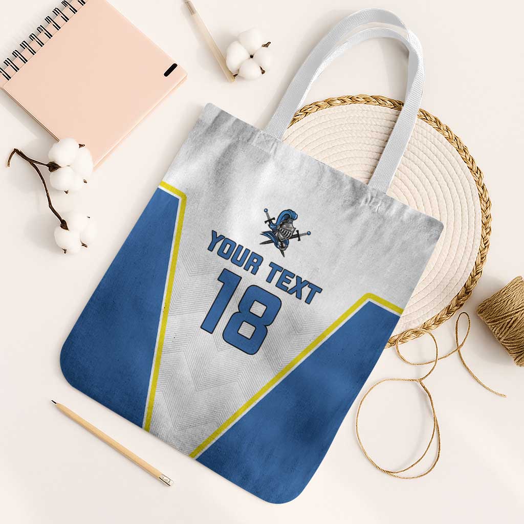 Custom West Knights of Yorkshire Tote Bag Skate Hard Hit Harder White Version - Wonder Print Shop