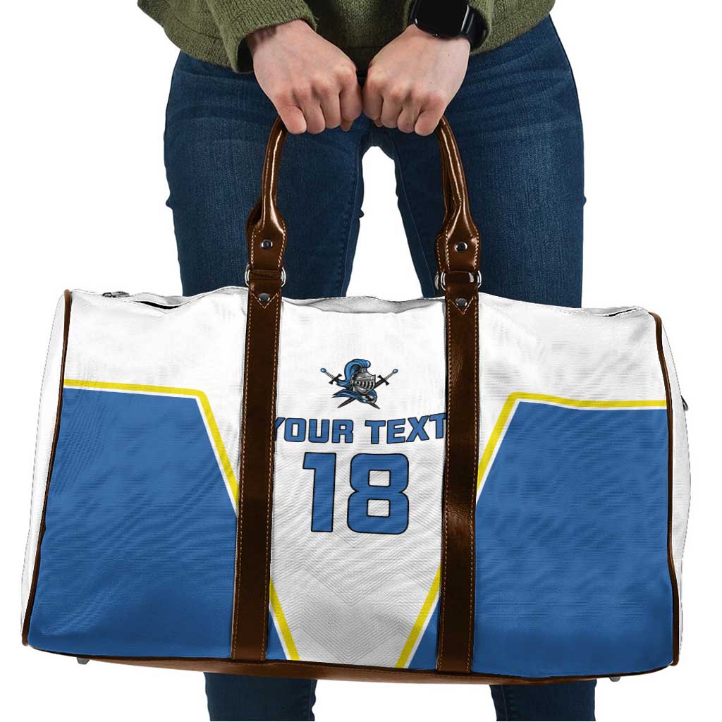 Custom West Knights of Yorkshire Travel Bag Skate Hard Hit Harder White Version - Wonder Print Shop