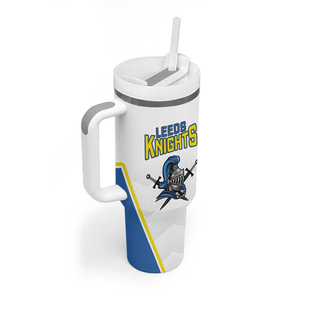Custom West Knights of Yorkshire Tumbler With Handle Skate Hard Hit Harder White Version - Wonder Print Shop