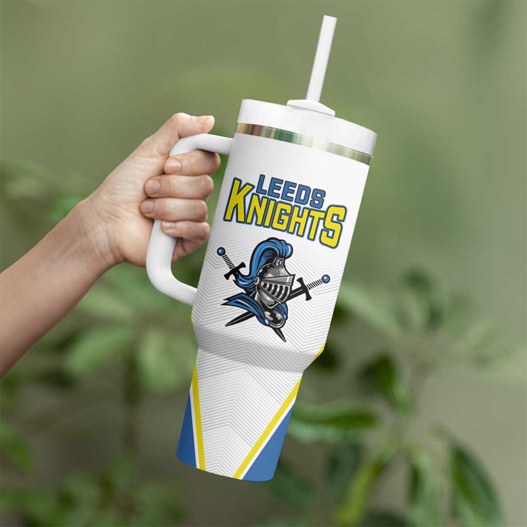Custom West Knights of Yorkshire Tumbler With Handle Skate Hard Hit Harder White Version - Wonder Print Shop