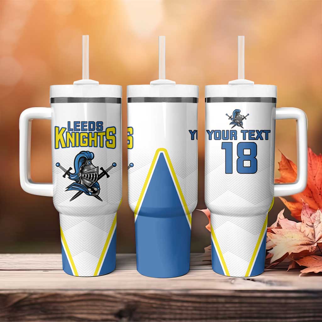 Custom West Knights of Yorkshire Tumbler With Handle Skate Hard Hit Harder White Version - Wonder Print Shop