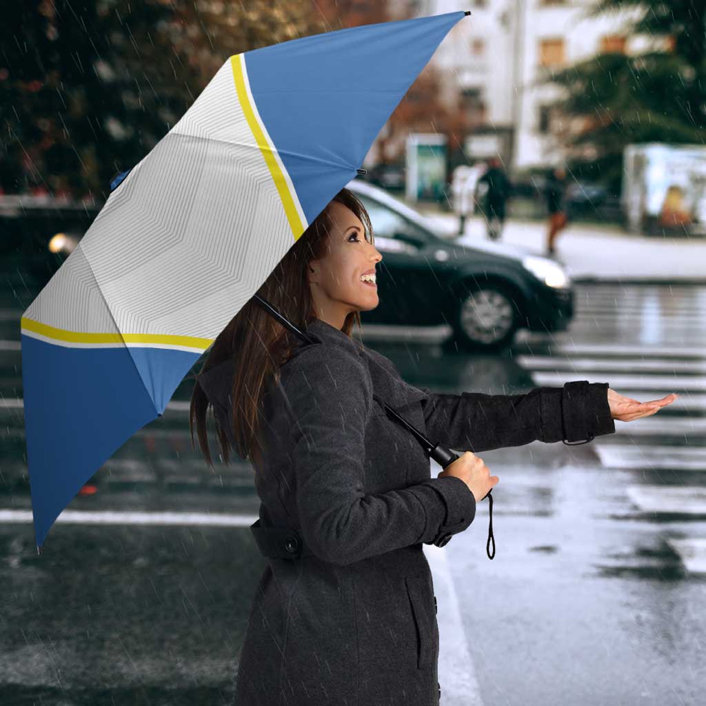 Custom West Knights of Yorkshire Umbrella Skate Hard Hit Harder White Version - Wonder Print Shop