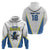 Custom West Knights of Yorkshire Zip Hoodie Skate Hard Hit Harder White Version - Wonder Print Shop