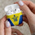 Custom West Knights of Yorkshire AirPods Case Skate Hard Hit Harder Yellow Version - Wonder Print Shop
