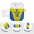 Custom West Knights of Yorkshire AirPods Case Skate Hard Hit Harder Yellow Version - Wonder Print Shop