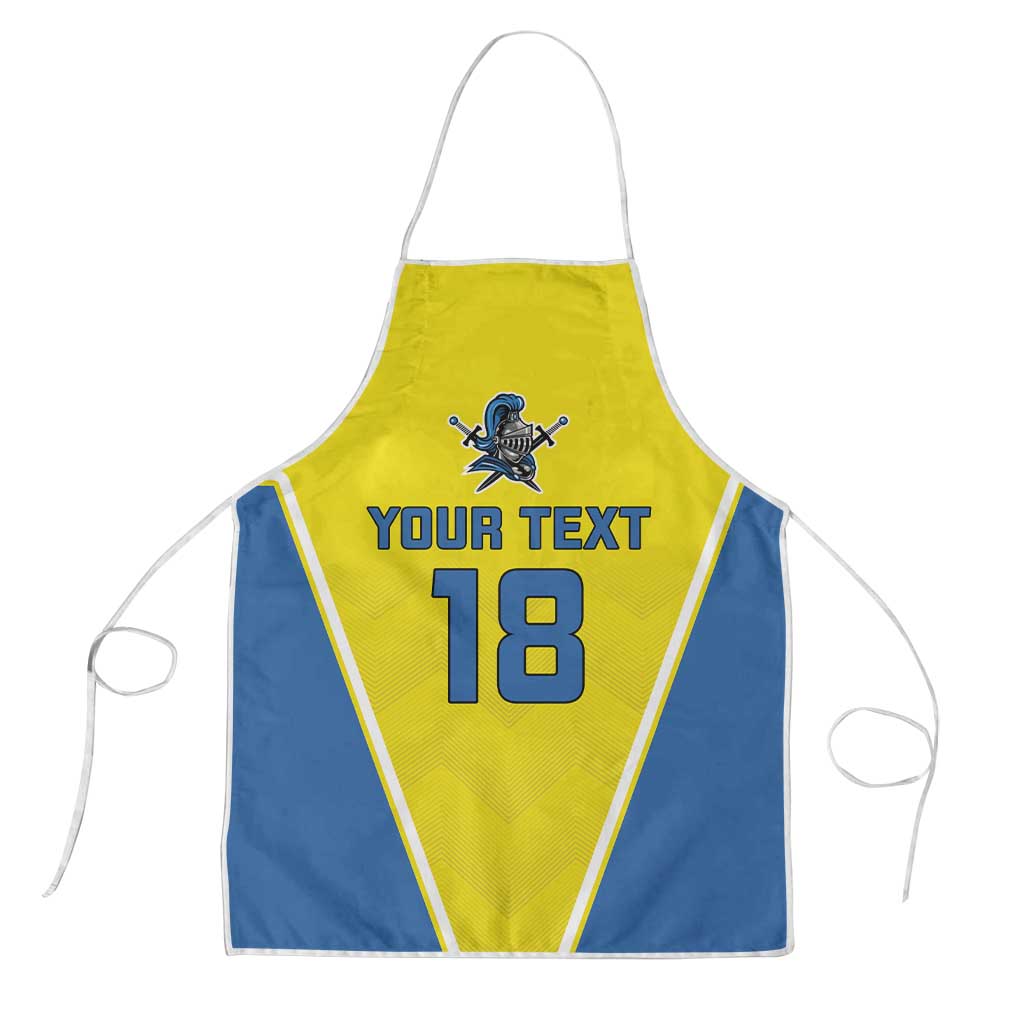 Custom West Knights of Yorkshire Apron Skate Hard Hit Harder Yellow Version - Wonder Print Shop