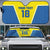 Custom West Knights of Yorkshire Auto Sun Shade Skate Hard Hit Harder Yellow Version - Wonder Print Shop