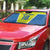 Custom West Knights of Yorkshire Auto Sun Shade Skate Hard Hit Harder Yellow Version - Wonder Print Shop