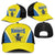 West Knights of Yorkshire Baseball Net Cap Skate Hard Hit Harder Yellow Version - Wonder Print Shop