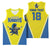Custom West Knights of Yorkshire Basketball Jersey Skate Hard Hit Harder Yellow Version - Wonder Print Shop