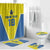 Custom West Knights of Yorkshire Bathroom Set Skate Hard Hit Harder Yellow Version - Wonder Print Shop