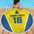 Custom West Knights of Yorkshire Beach Blanket Skate Hard Hit Harder Yellow Version - Wonder Print Shop