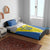 Custom West Knights of Yorkshire Bedding Set Skate Hard Hit Harder Yellow Version - Wonder Print Shop