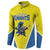 Custom West Knights of Yorkshire Button Sweatshirt Skate Hard Hit Harder Yellow Version - Wonder Print Shop