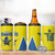 Custom West Knights of Yorkshire 4 in 1 Can Cooler Tumbler Skate Hard Hit Harder Yellow Version - Wonder Print Shop