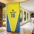 Custom West Knights of Yorkshire Door Cover Skate Hard Hit Harder Yellow Version - Wonder Print Shop