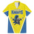 Custom West Knights of Yorkshire Family Matching Mermaid Dress and Hawaiian Shirt Skate Hard Hit Harder Yellow Version - Wonder Print Shop