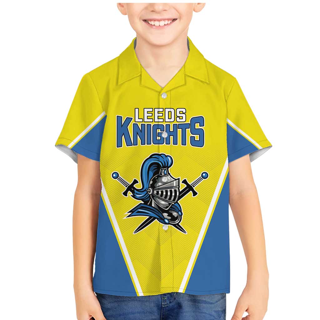 Custom West Knights of Yorkshire Family Matching Mermaid Dress and Hawaiian Shirt Skate Hard Hit Harder Yellow Version - Wonder Print Shop