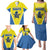 Custom West Knights of Yorkshire Family Matching Puletasi and Hawaiian Shirt Skate Hard Hit Harder Yellow Version - Wonder Print Shop