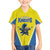 Custom West Knights of Yorkshire Family Matching Short Sleeve Bodycon Dress and Hawaiian Shirt Skate Hard Hit Harder Yellow Version - Wonder Print Shop