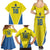 Custom West Knights of Yorkshire Family Matching Summer Maxi Dress and Hawaiian Shirt Skate Hard Hit Harder Yellow Version - Wonder Print Shop