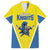Custom West Knights of Yorkshire Family Matching Summer Maxi Dress and Hawaiian Shirt Skate Hard Hit Harder Yellow Version - Wonder Print Shop