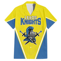 Custom West Knights of Yorkshire Hawaiian Shirt Skate Hard Hit Harder Yellow Version - Wonder Print Shop