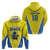 Custom West Knights of Yorkshire Hoodie Skate Hard Hit Harder Yellow Version - Wonder Print Shop