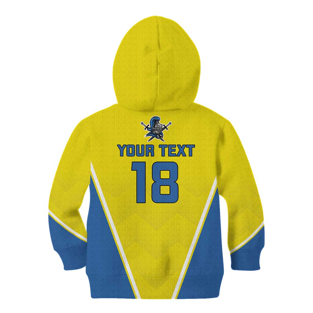 Custom West Knights of Yorkshire Kid Hoodie Skate Hard Hit Harder Yellow Version - Wonder Print Shop