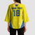 Custom West Knights of Yorkshire Kimono Sleeve Blouse Skate Hard Hit Harder Yellow Version - Wonder Print Shop