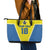 Custom West Knights of Yorkshire Leather Tote Bag Skate Hard Hit Harder Yellow Version - Wonder Print Shop