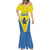 Custom West Knights of Yorkshire Mermaid Dress Skate Hard Hit Harder Yellow Version - Wonder Print Shop