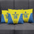 Custom West Knights of Yorkshire Pillow Cover Skate Hard Hit Harder Yellow Version - Wonder Print Shop