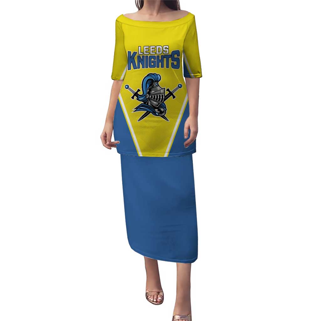 Custom West Knights of Yorkshire Puletasi Skate Hard Hit Harder Yellow Version - Wonder Print Shop