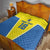 Custom West Knights of Yorkshire Quilt Skate Hard Hit Harder Yellow Version - Wonder Print Shop