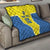 Custom West Knights of Yorkshire Quilt Skate Hard Hit Harder Yellow Version - Wonder Print Shop
