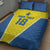Custom West Knights of Yorkshire Quilt Bed Set Skate Hard Hit Harder Yellow Version - Wonder Print Shop