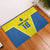 Custom West Knights of Yorkshire Rubber Doormat Skate Hard Hit Harder Yellow Version - Wonder Print Shop