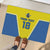 Custom West Knights of Yorkshire Rubber Doormat Skate Hard Hit Harder Yellow Version - Wonder Print Shop