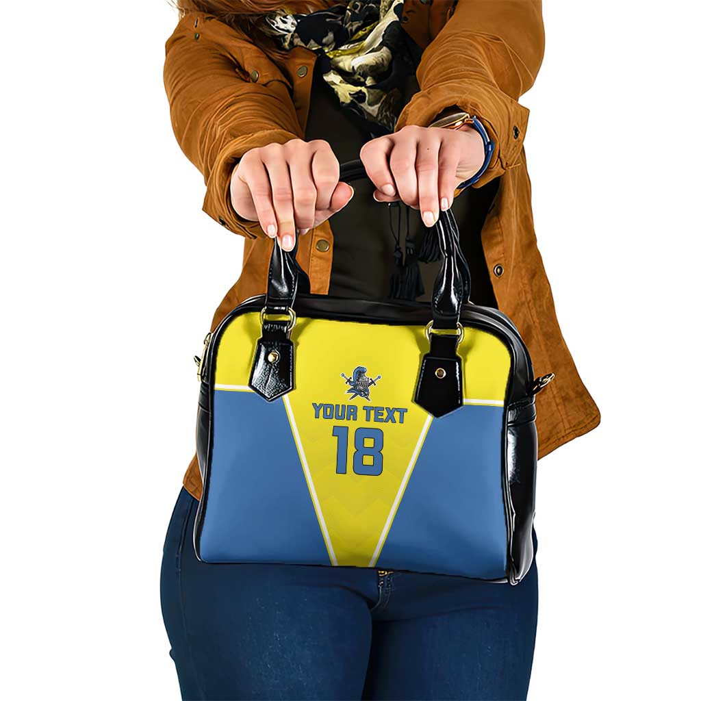 Custom West Knights of Yorkshire Shoulder Handbag Skate Hard Hit Harder Yellow Version - Wonder Print Shop