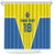 Custom West Knights of Yorkshire Shower Curtain Skate Hard Hit Harder Yellow Version - Wonder Print Shop
